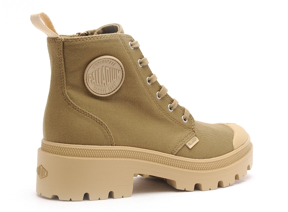 Palladium boots bottine plates femme pallabase twill beige