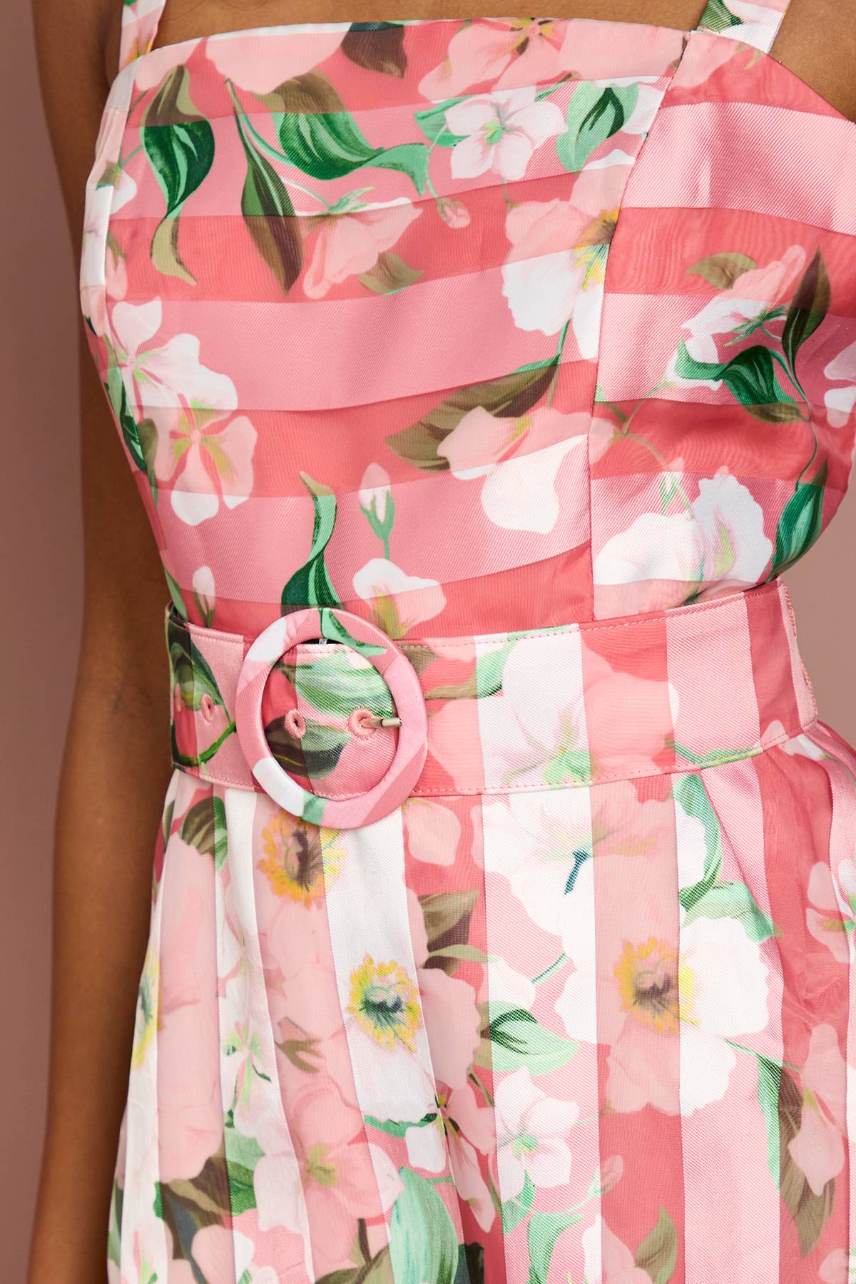 Coast Robe Mi-Longue en Organza à Motif Floral Dévoré pour Petite Taille