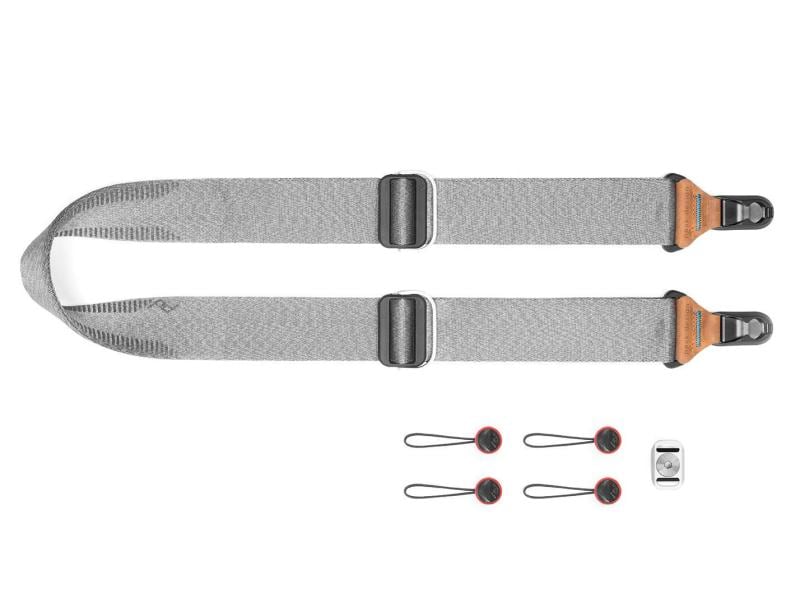 Peak Design Trageriemen Slide Grau 3 Riemen in 1