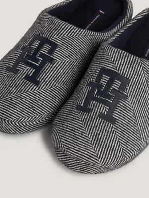 Pantufas TH Monogram Herringbone Recicladas