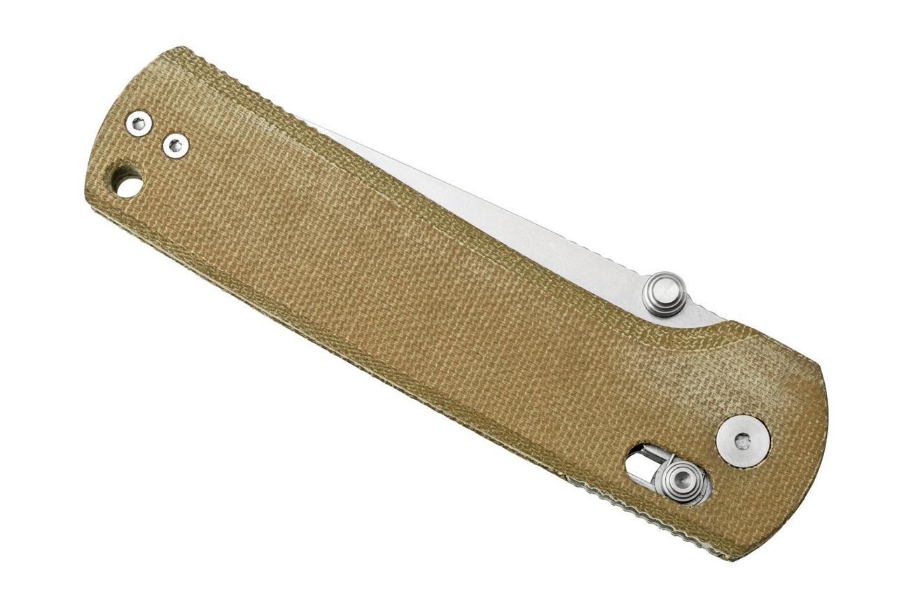 The James Brand The Kline OD Green Stainless Micarta JAKN120127-00 zakmes