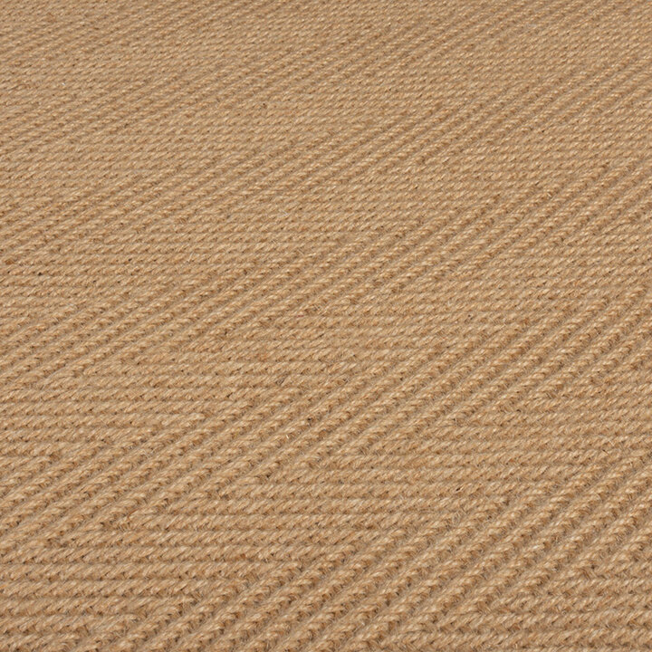Jute loper - Herro Naturel/Groen