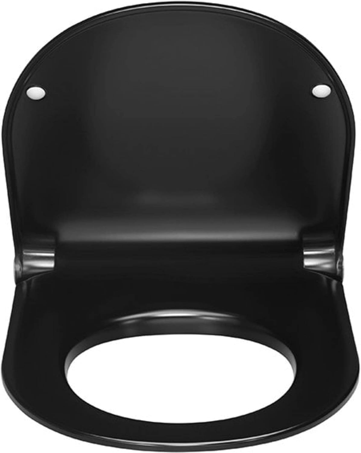 Pressalit Sway D2 Sitz mit Softclose und Lift-Off 35,9x45,4 cm Matt Schwarz