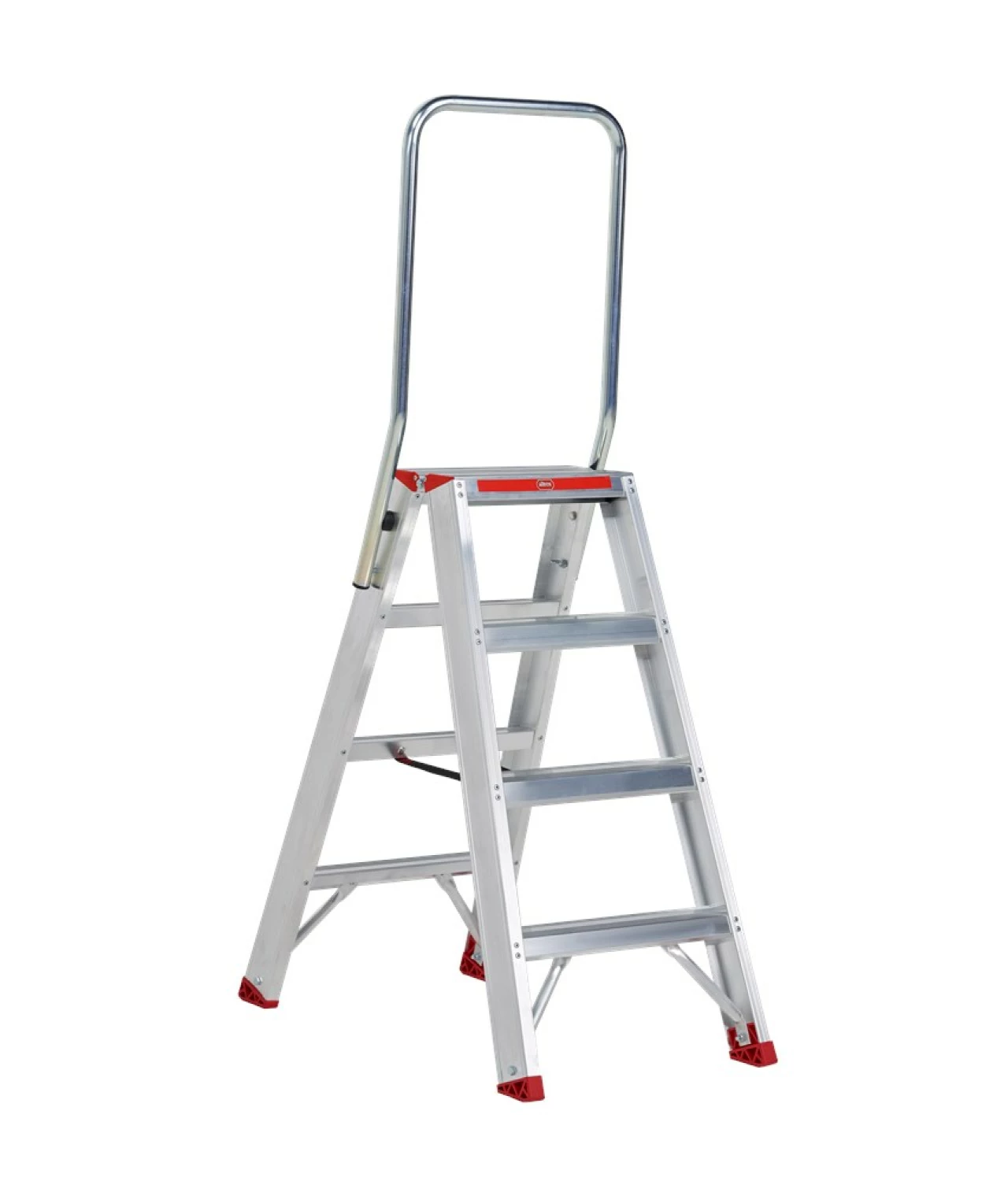 Altrex Sierra SDO 4 Dubbele trap - Aluminium - 2 x 4 treden - max. werkhoogte 2.95 m.