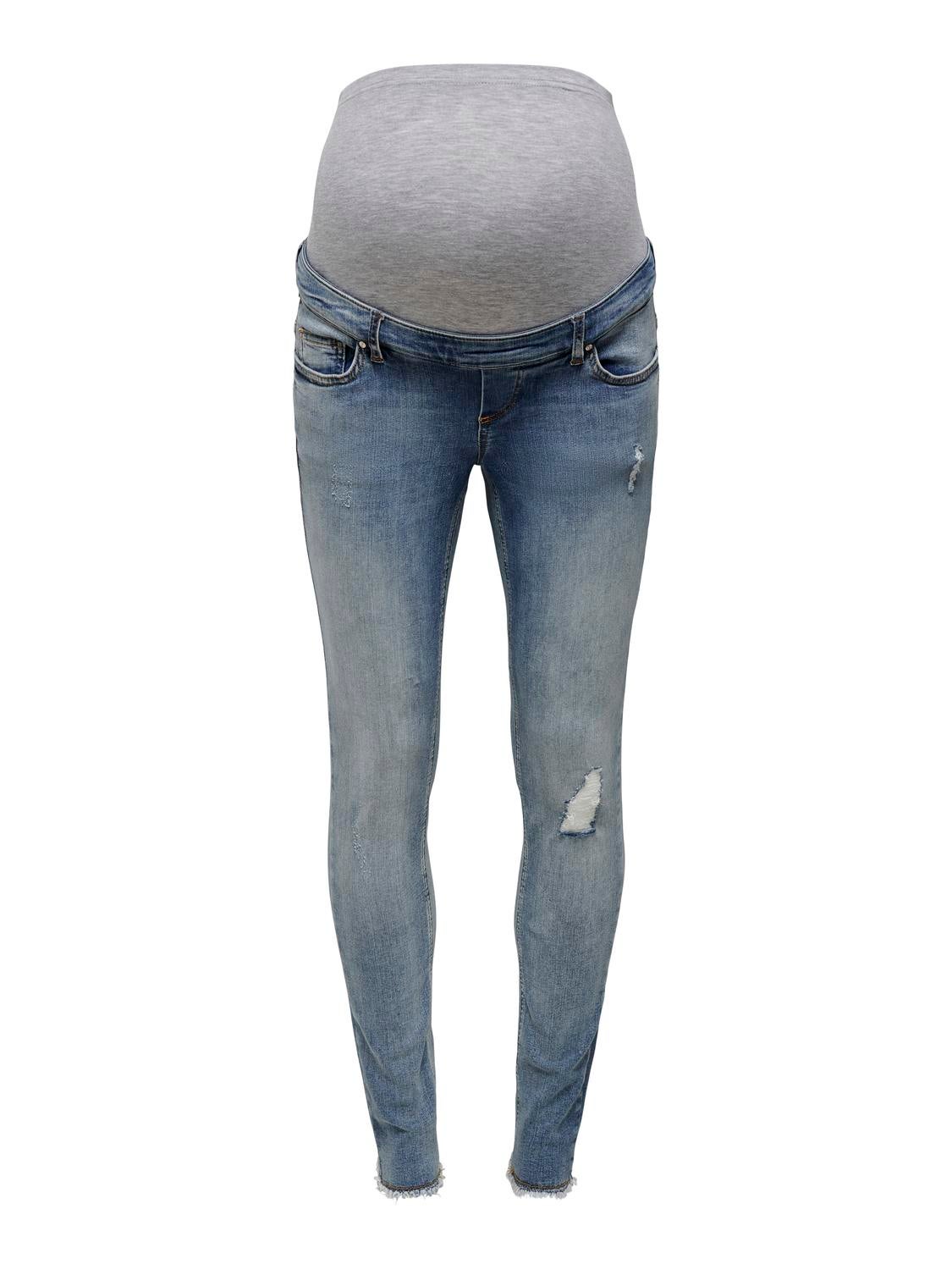 OLMBLUSH Mittlere Taille Skinny Fit Jeans Medium Blue Denim