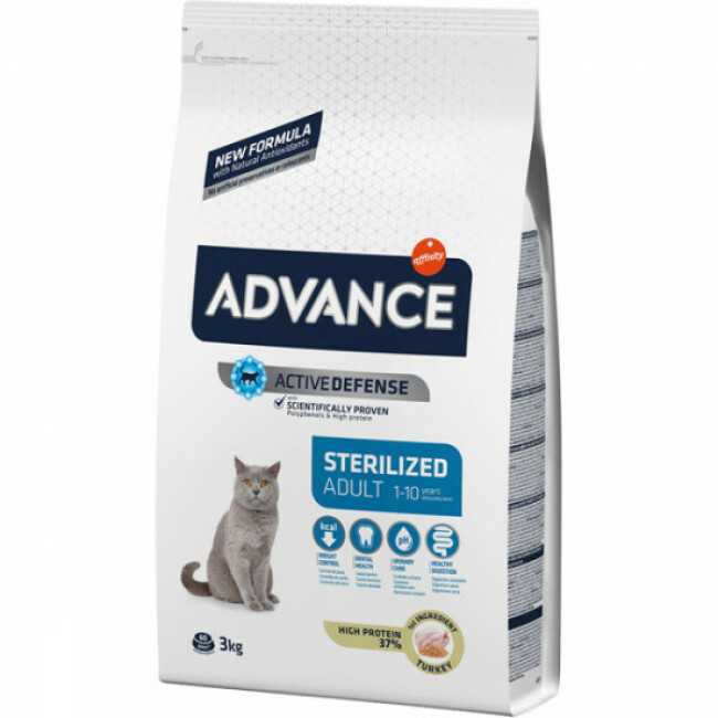 Croquettes Advance Sterilised Dinde pour chats