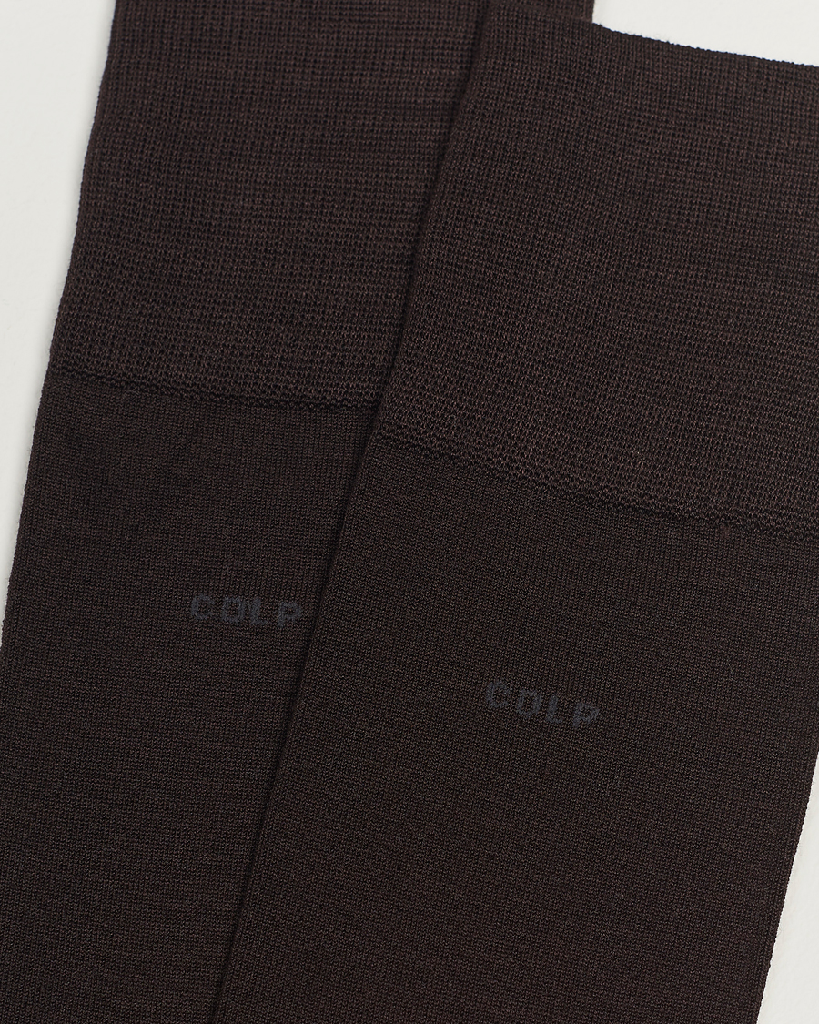 CDLP Cotton Socks Dark Brown