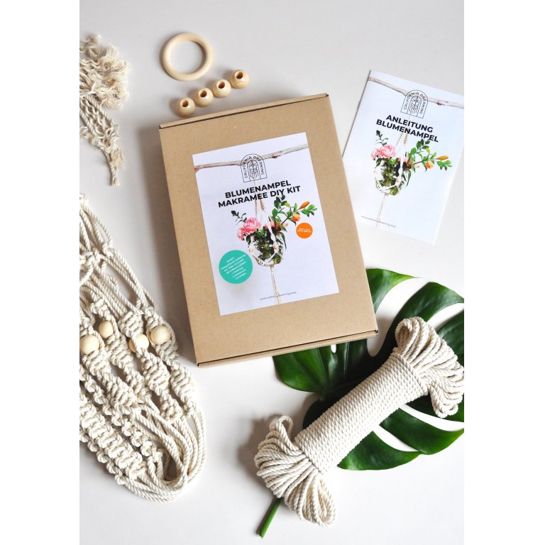 DIY Set, Makramee Blumenampel