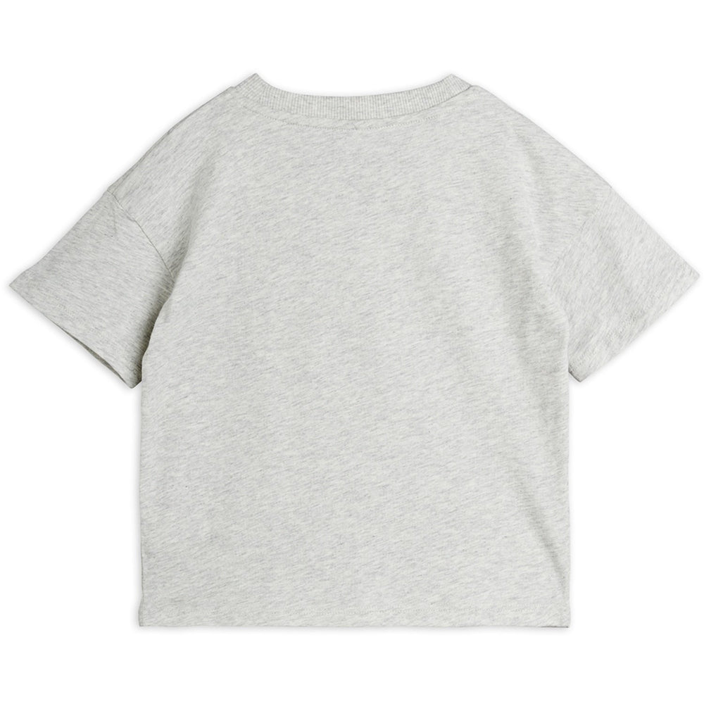 Køb Mini Rodini Grey Melange Eyes Sp Ss Tee