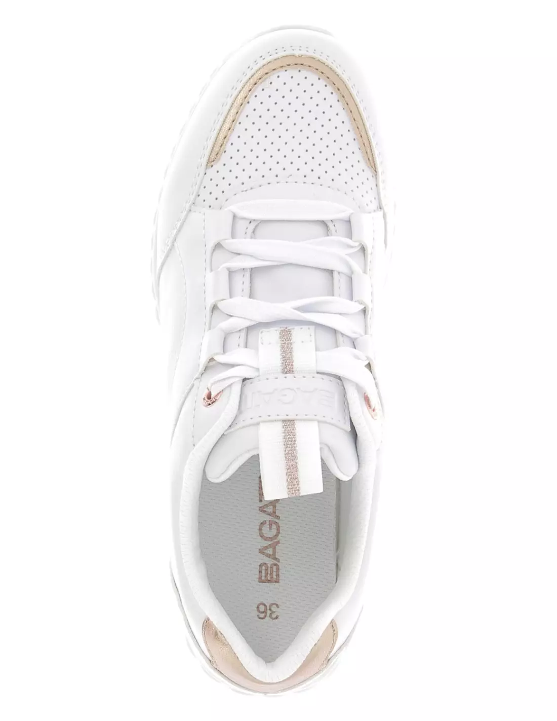 BAGATT CANDICE - Baskets WHITE/METALLICS