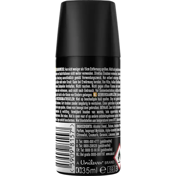 Premium Bodyspray Black Vanilla Reisegröße
