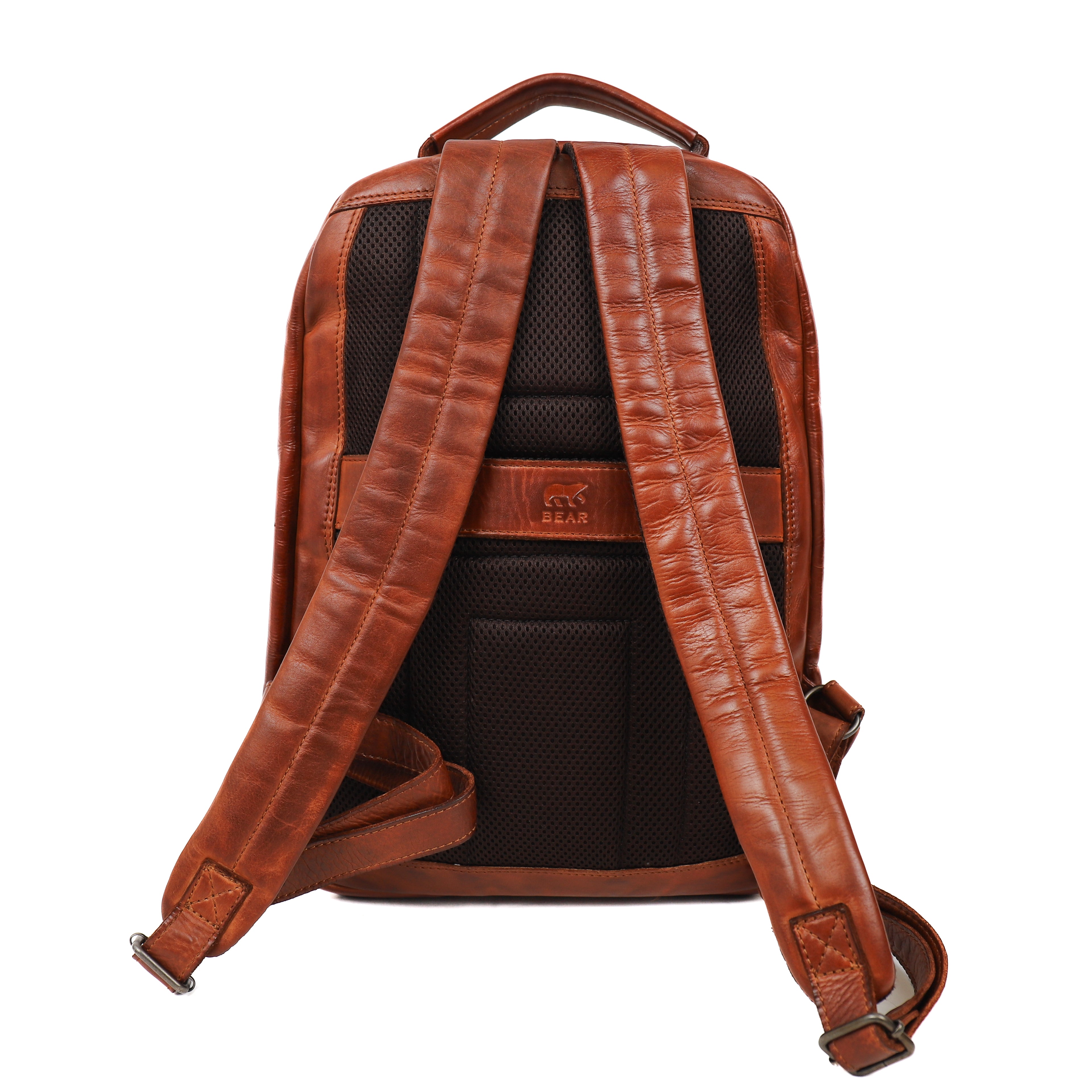 Laptop rugzak 'Mathijs' cognac Cognac