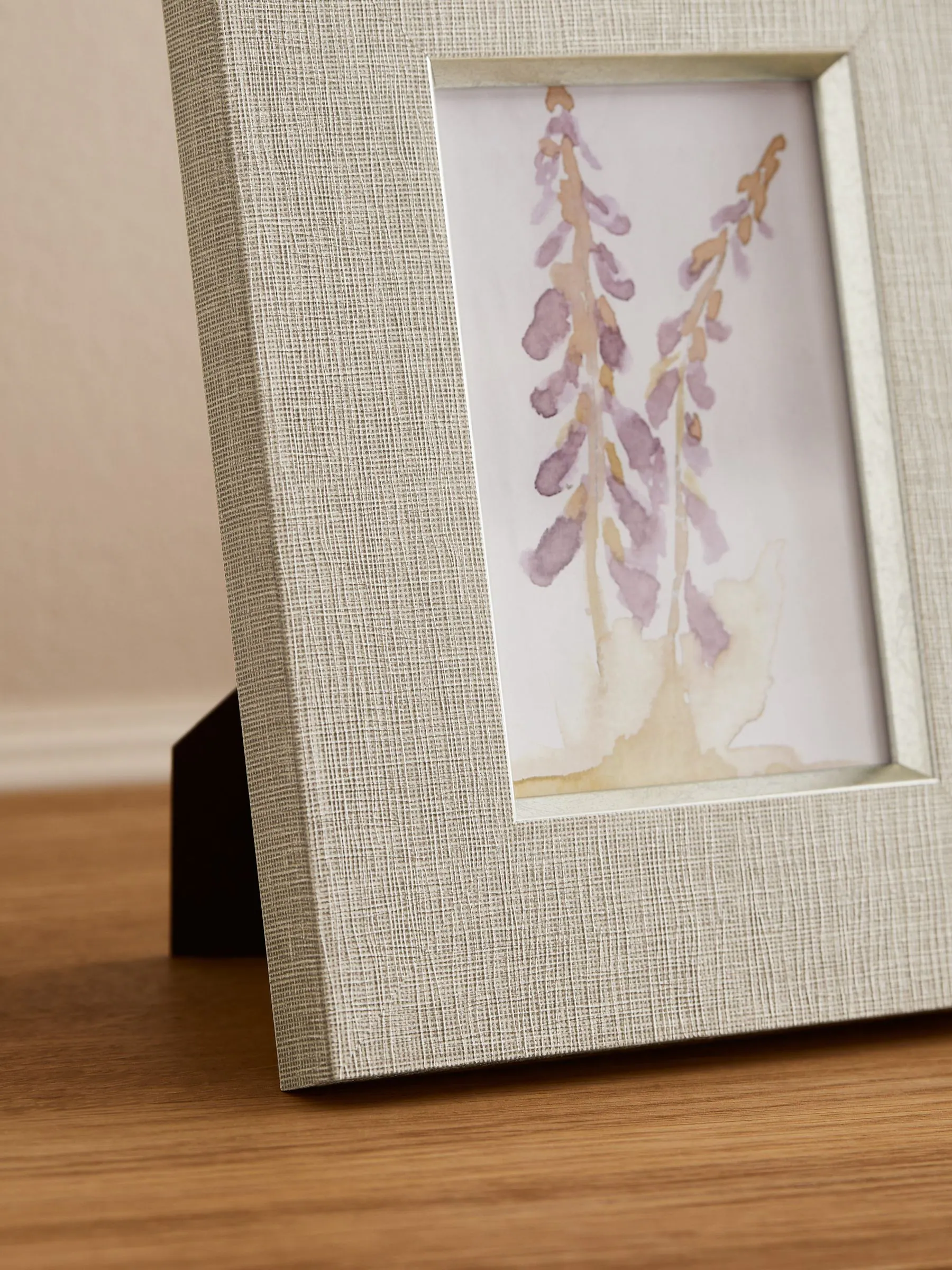 Linen Effect Photo Frame
