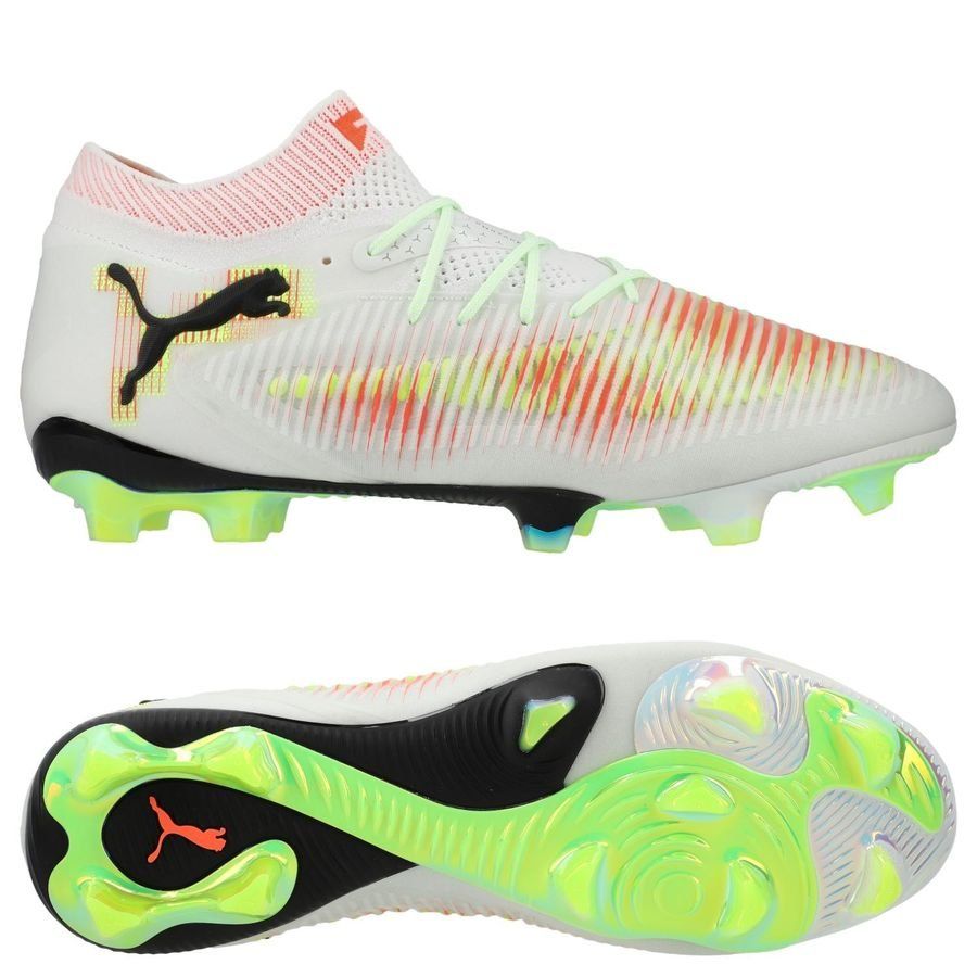 PUMA Future 8 Ultimate FG Launch Edition - Blanc/Noir/Jaune/Vert