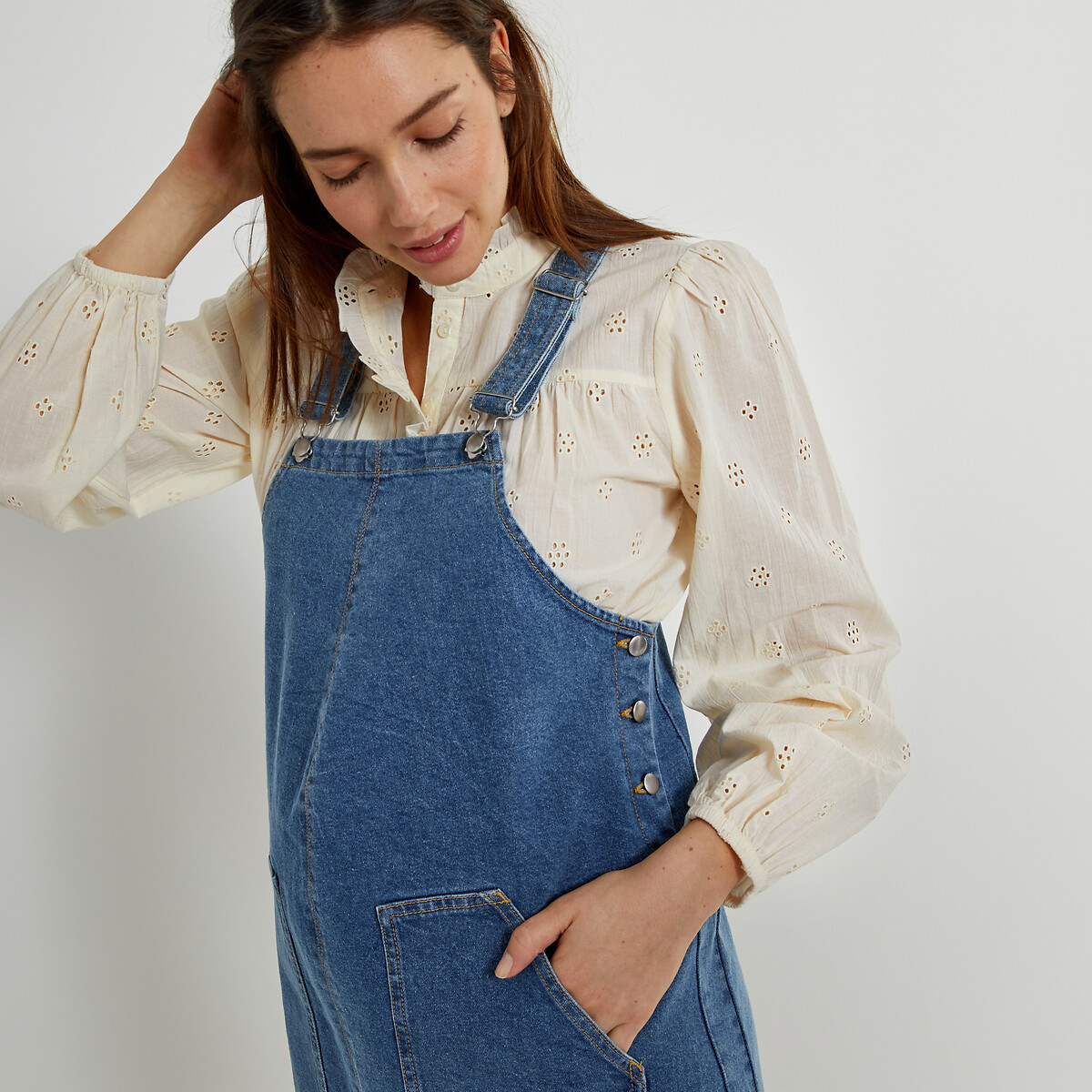 COLEÇÕES LA REDOUTE<br>Jardineiras Pennis, para maternidade