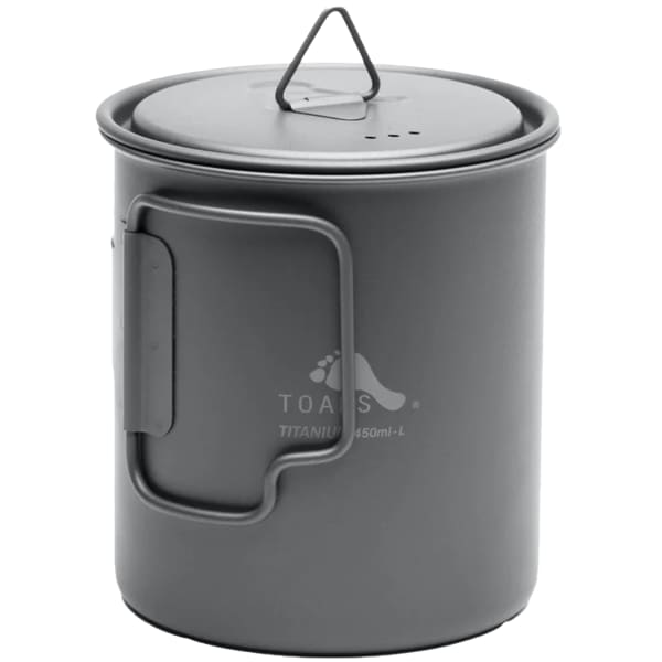 Vaisselle randonnée TOAKS LIGHT TITANIUM 450ML CUP GRIS