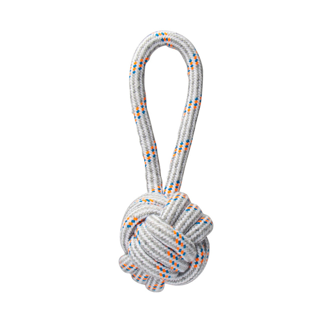 Hundespielzeug - Spielseil mit Knoten -  ca. 23 cm
