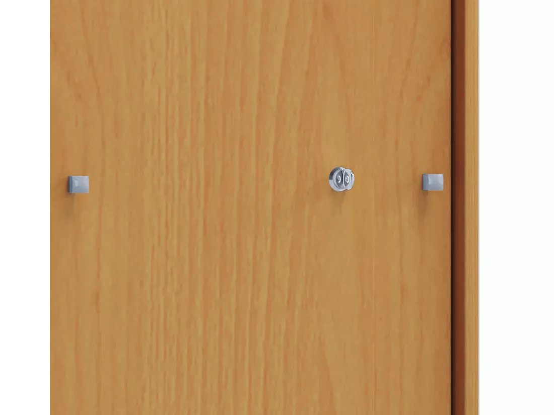 Armoire de bureau portes coulissantes Lona 3x