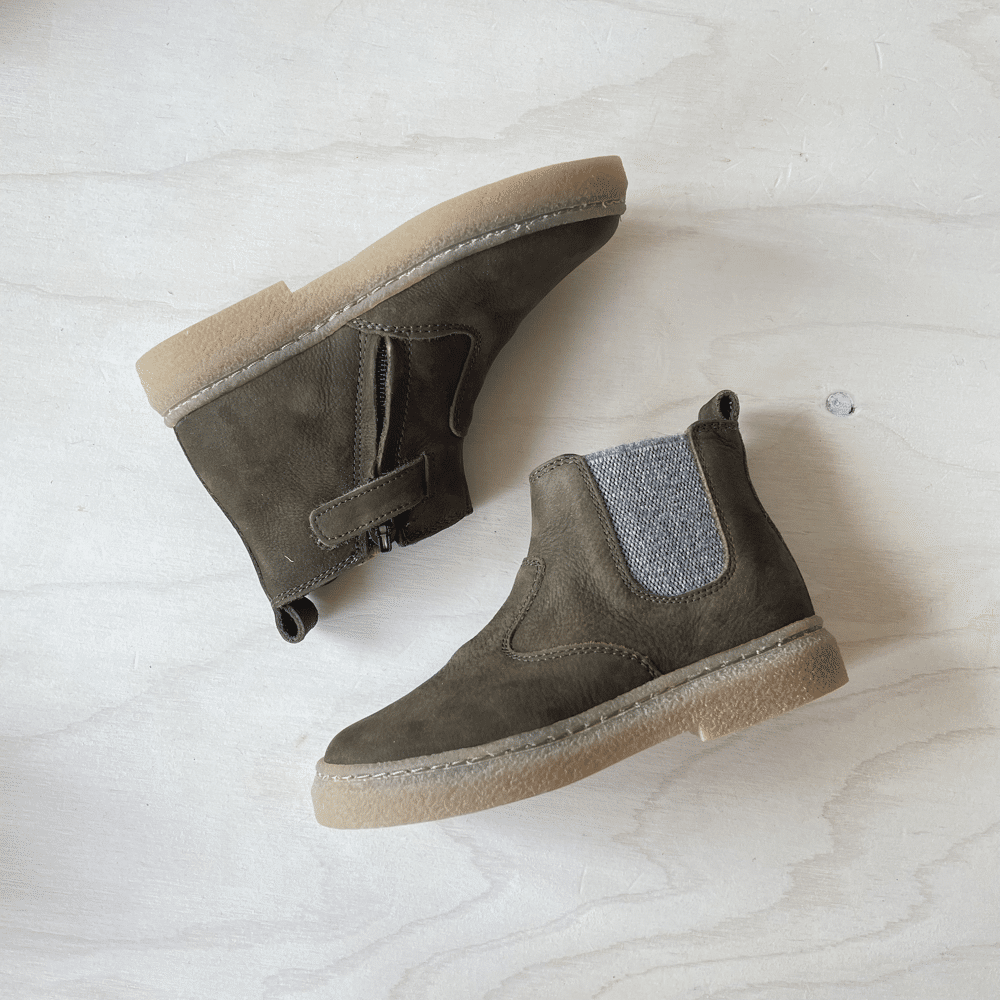 POM D'API - Enkellaarsje Trix Jod Zip Nubuck