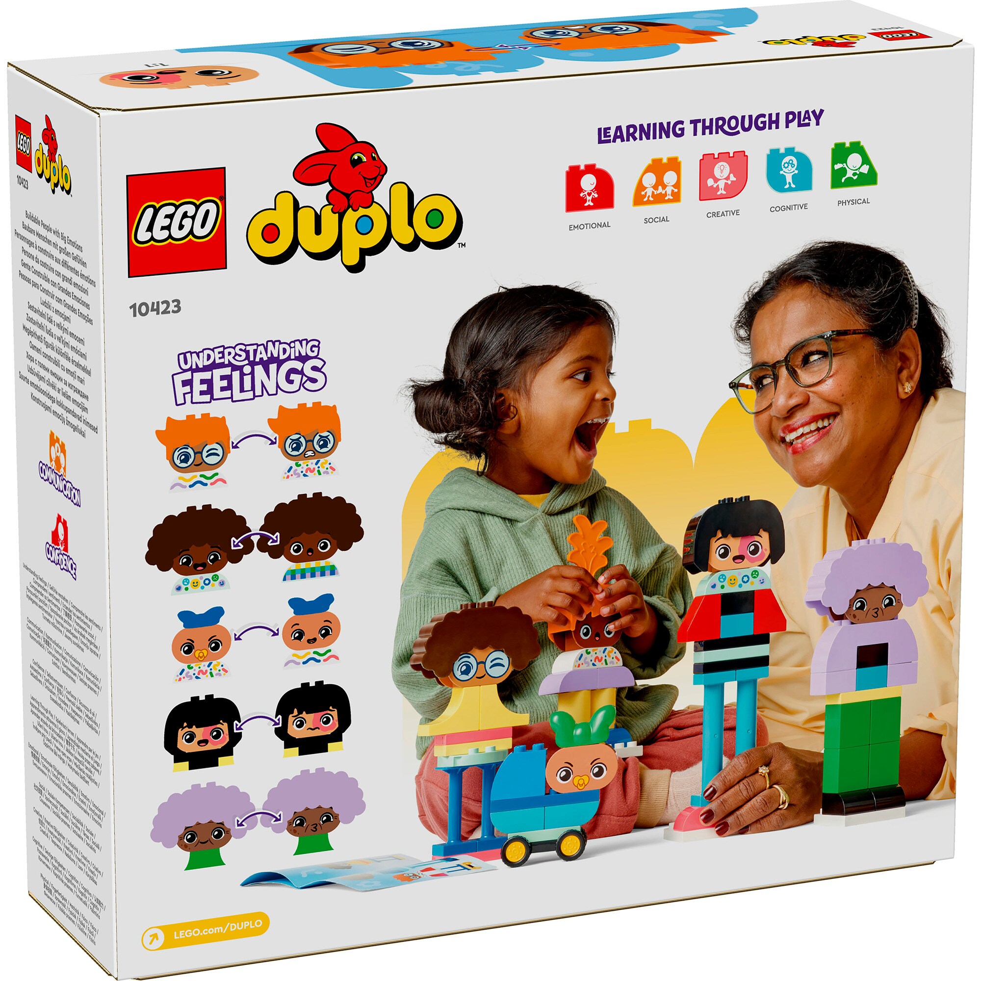LEGO Konstruktionsspielzeug DUPLO Baubare Menschen mit großen Gefühlen