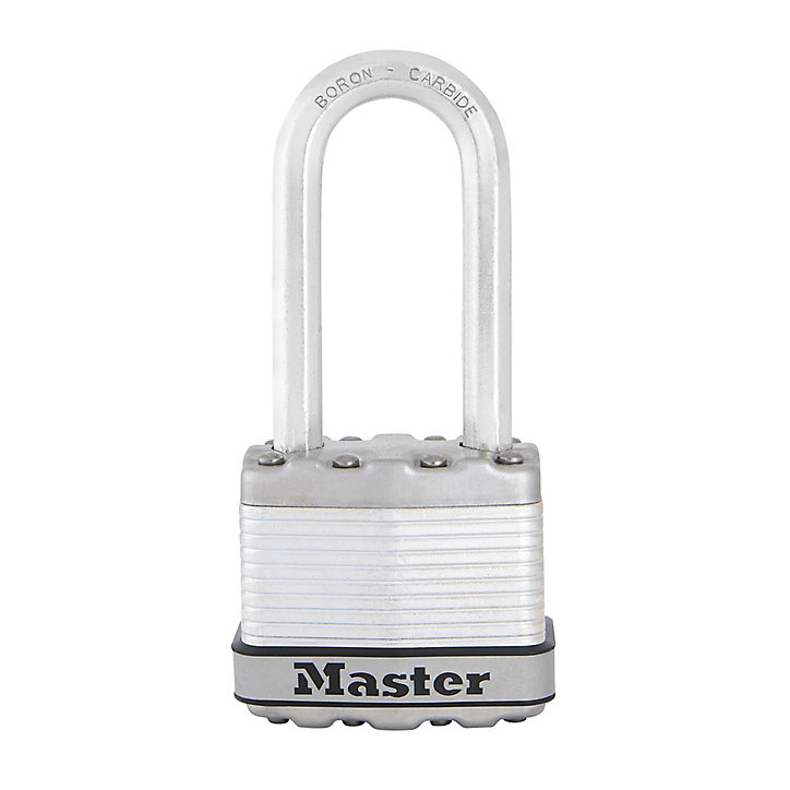 Cadenas à clé Master Lock Excell M1EURDLH acier laminé l.45 mm hauteur de l'anse 51 mm