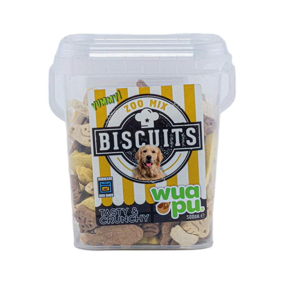 Biscoitos Wuapu Zoo Mix 500g