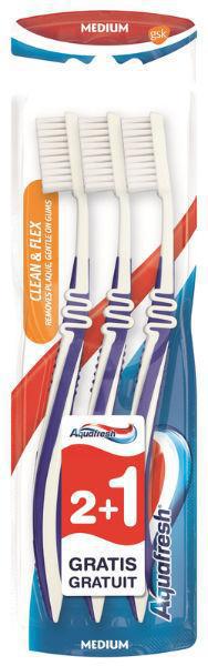 Aquafresh Tandenborstel Flex Medium Trio 1st