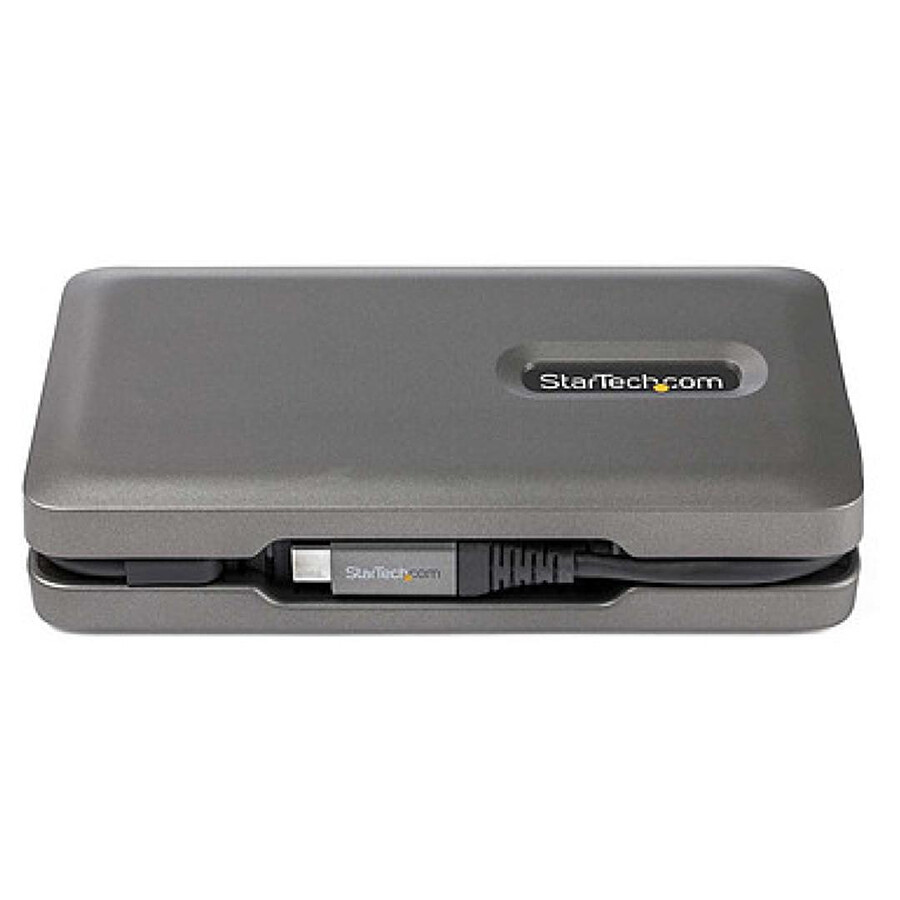 StarTech.com Adaptateur multiport USB-C vers HDMI 4K 60 Hz, Hub USB 2 ports, SD/microSD et Power Delivery 100W
