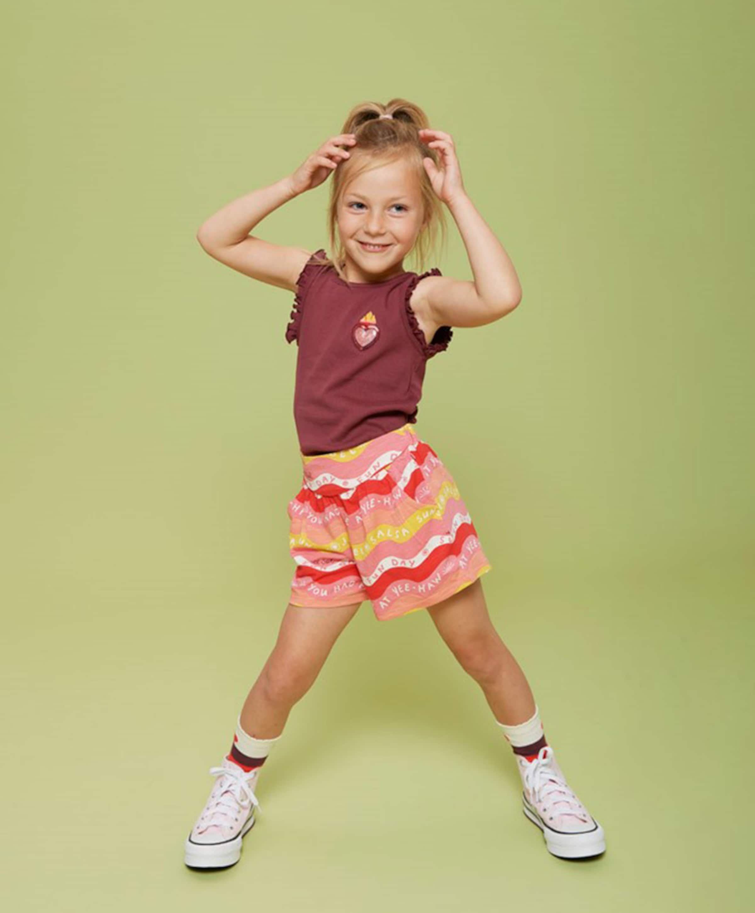 Jubel Meisjes top bordeaux