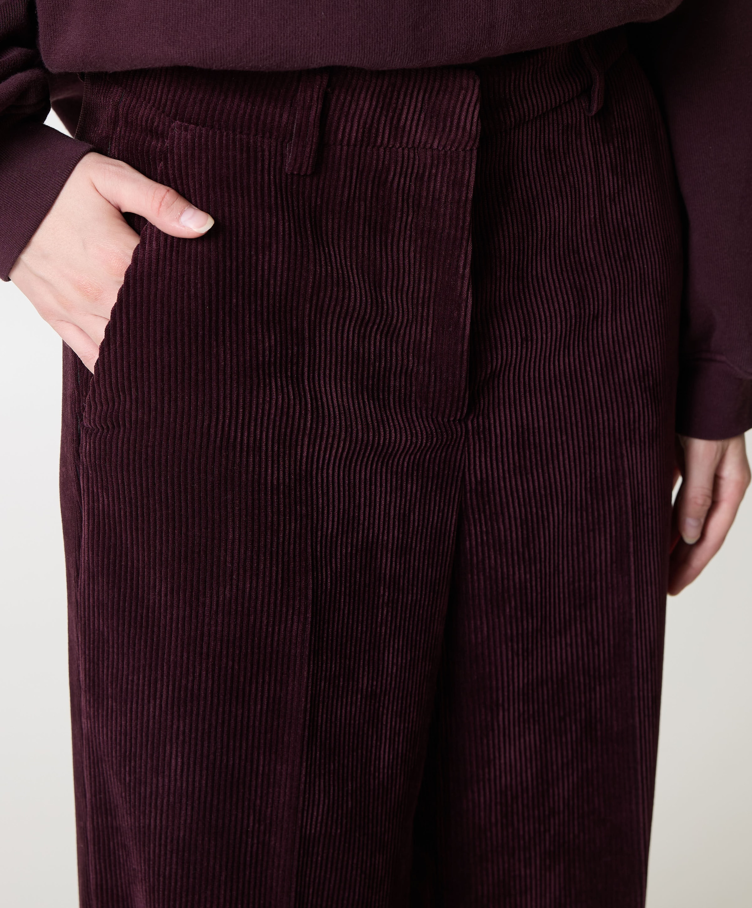 Cambio Alexis dames broek bordeaux