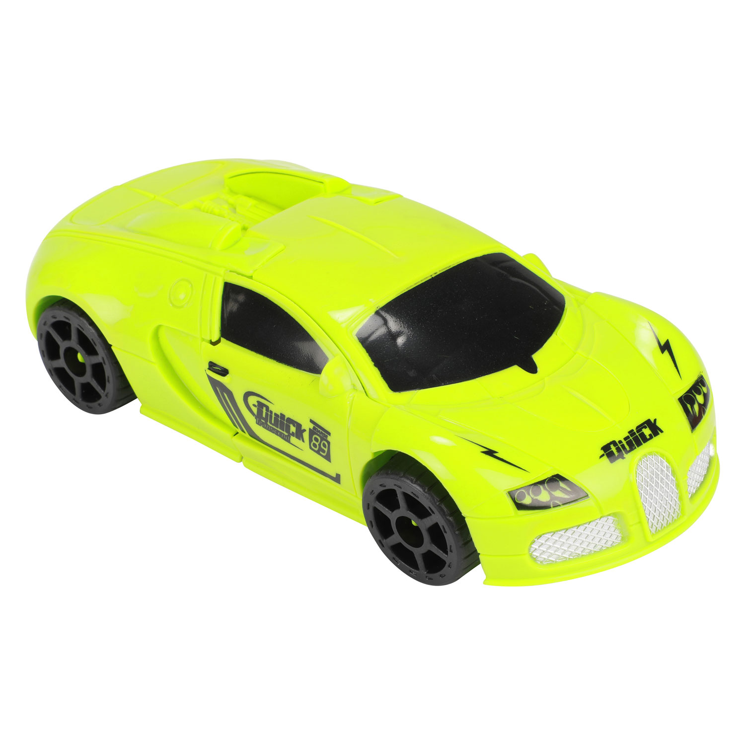 Roboforces Transformeer Auto Robot Groen