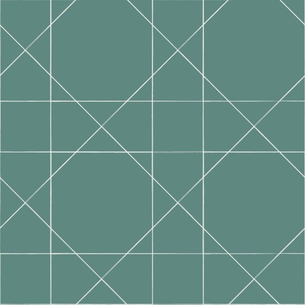 Estahome Grafische Lijnen I - 0,53 x 10,05 m - Donkerblauw
