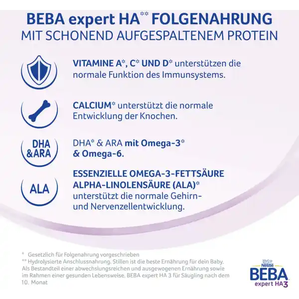 Expert HA3 Folgenahrung nach dem 10. Monat