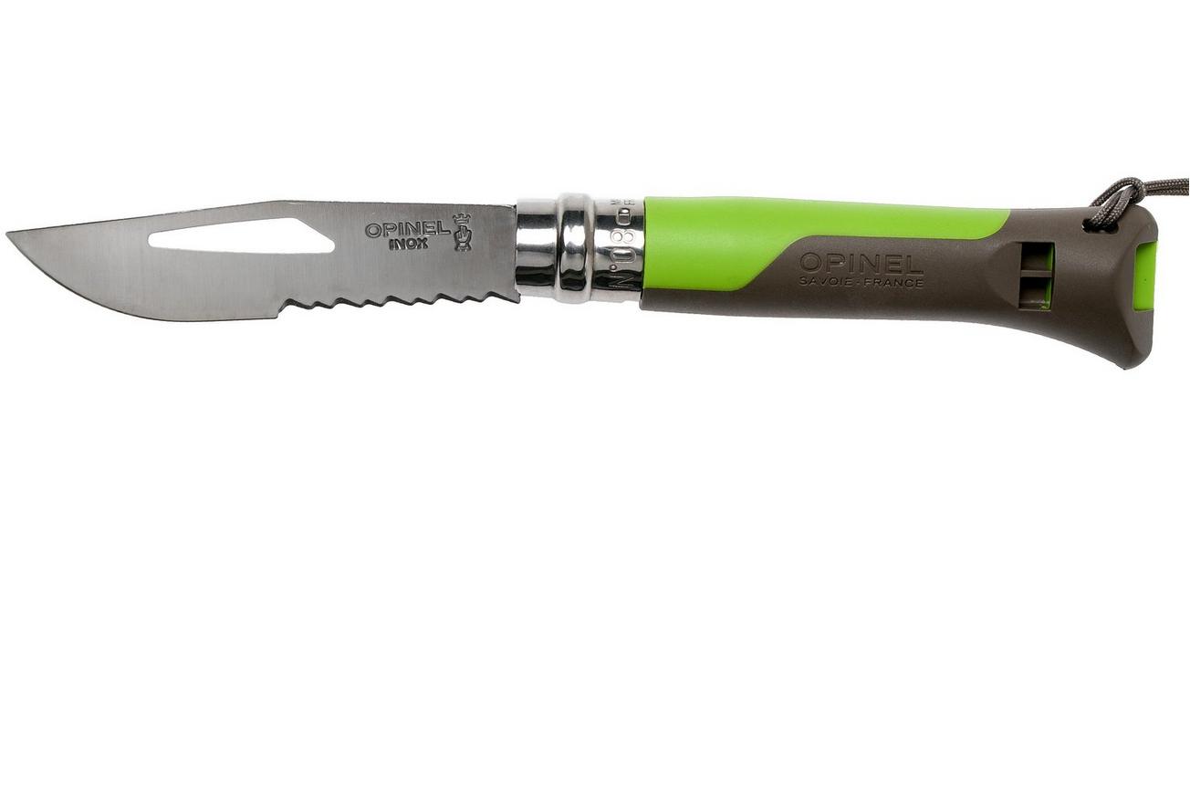 Opinel zakmes Outdoor No. 08 zakmes, Earth Green