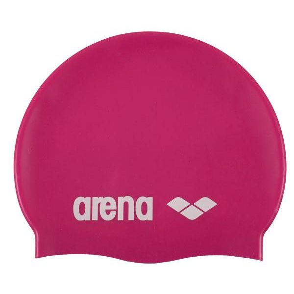 Arena Touca Natação Silicone Classic Silicone Fuchsia / White