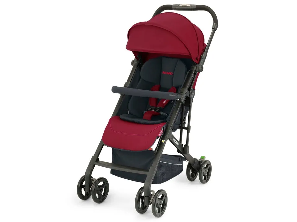Recaro EASYLIFE ELITE 2, Baldakin, Letvægts klapvogn, Pige, Sammenfoldelig, Rød