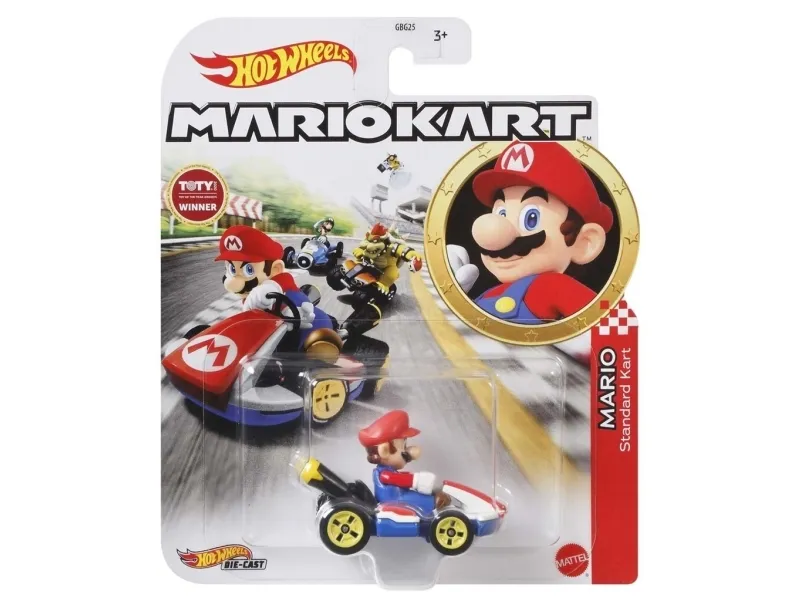 Hot Wheels Mario Kart Standard Kart Vehicle