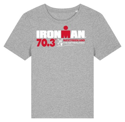 T-Shirt Manches Courtes Ironman 70 3 Westfriesland Gris Femme