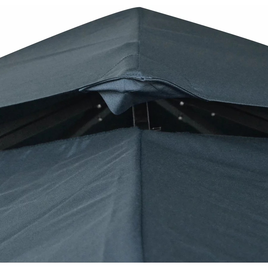 Outsunny Pavillondach für Metall-Gartenpavillone kohlegrau