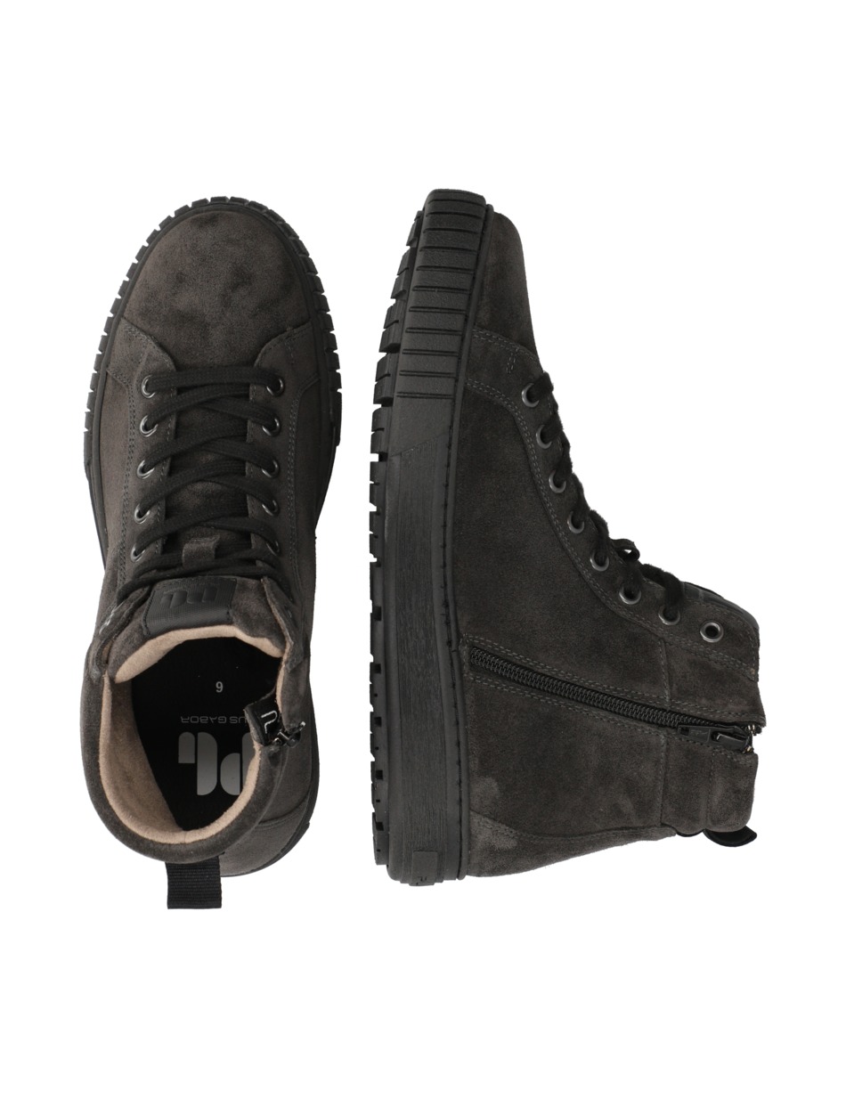 Veloursleder Sneaker Mid Cut