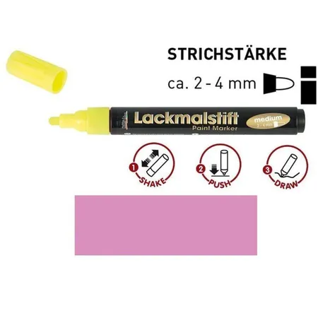 KREUL Lackmalstift medium Pink 2-4 mm