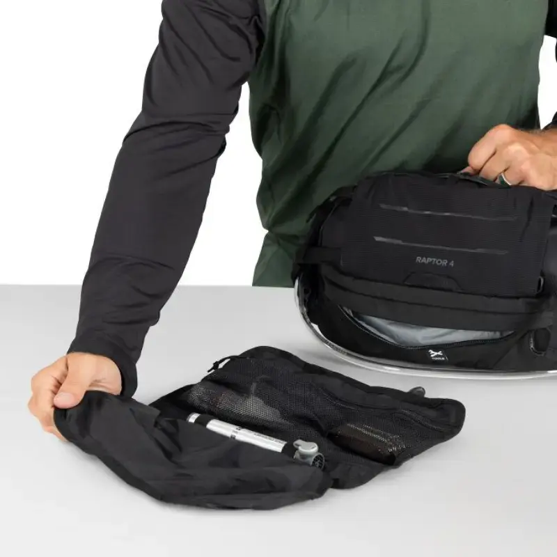 Osprey Raptor 4 Fietsrugzak Zwart