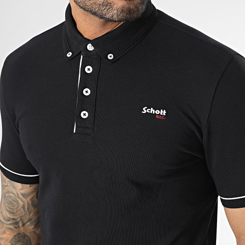 Polo Manches Courtes Byron Noir