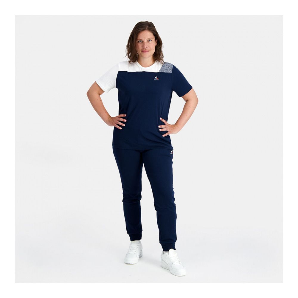 Le Coq Sportif SAISON 1 - Tee-shirt bleu essentiel/multico gris