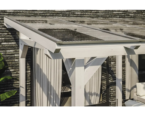 SKAN HOLZ Siena terrasoverkapping 434x250 cm wit
