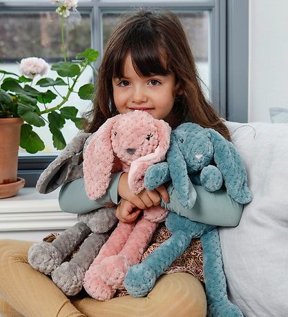 Teddykompaniet Bamse - Bunnies Vera - 38 cm - Vaflet Bl?