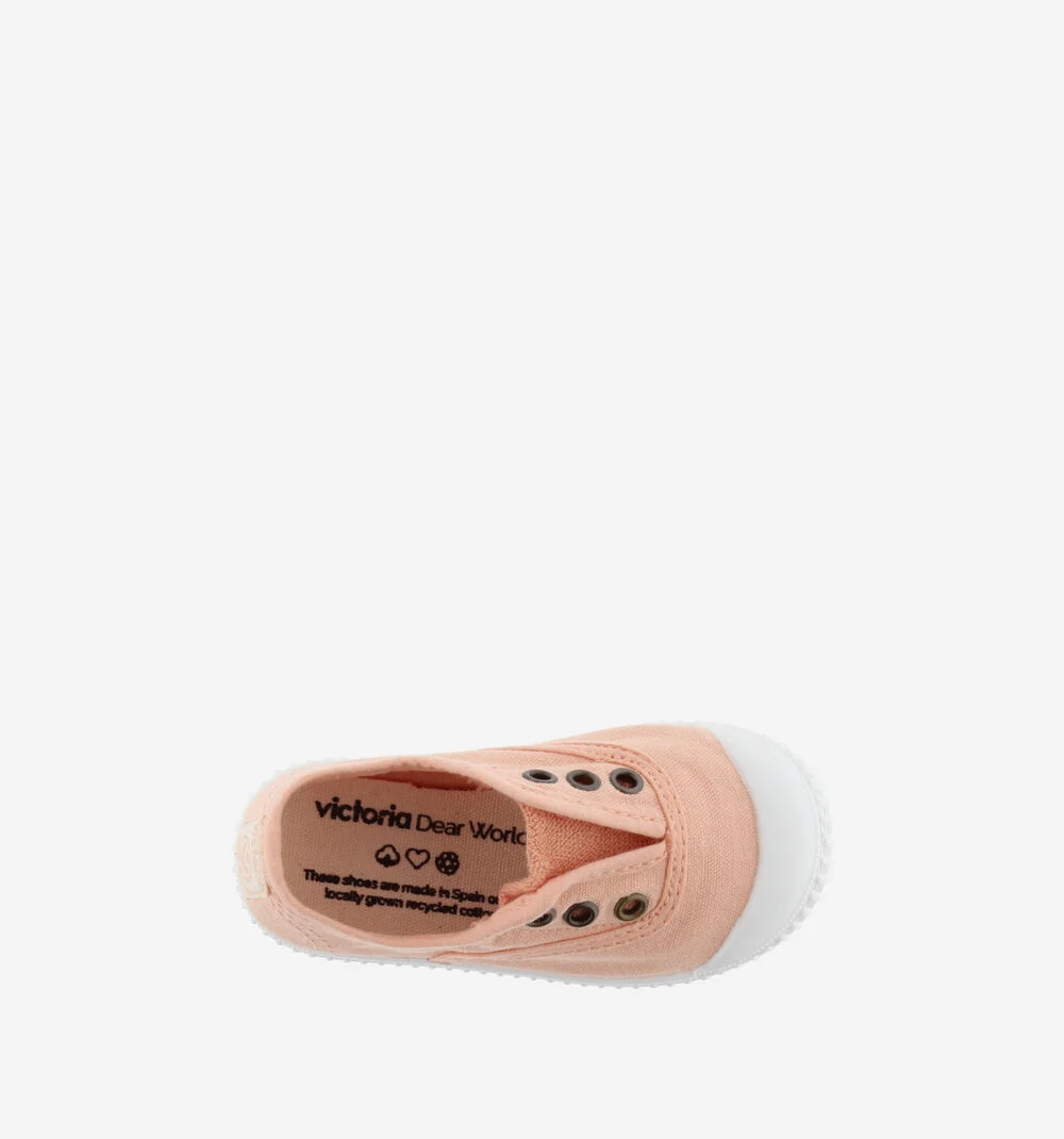 1915 INGLESA TENNIS TOILE DREC® ÉLASTIQUE Baskets en toile avec élastique pour enfant CORALINA