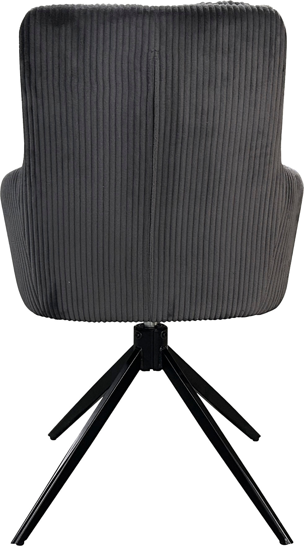byLIVING Esszimmerstuhl »Pura« (Set) 2 Stk.Sitzschale 360°drehbar, Metall schwarz, Armlehnstuhl, diverse Farben