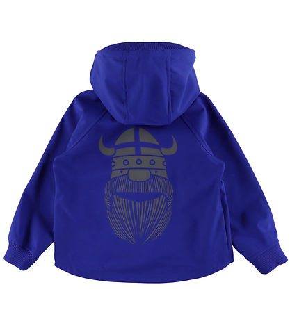 Danefæ Softshelljacke m. Fleece - DanEmil Gebürstet - Deep Blue/