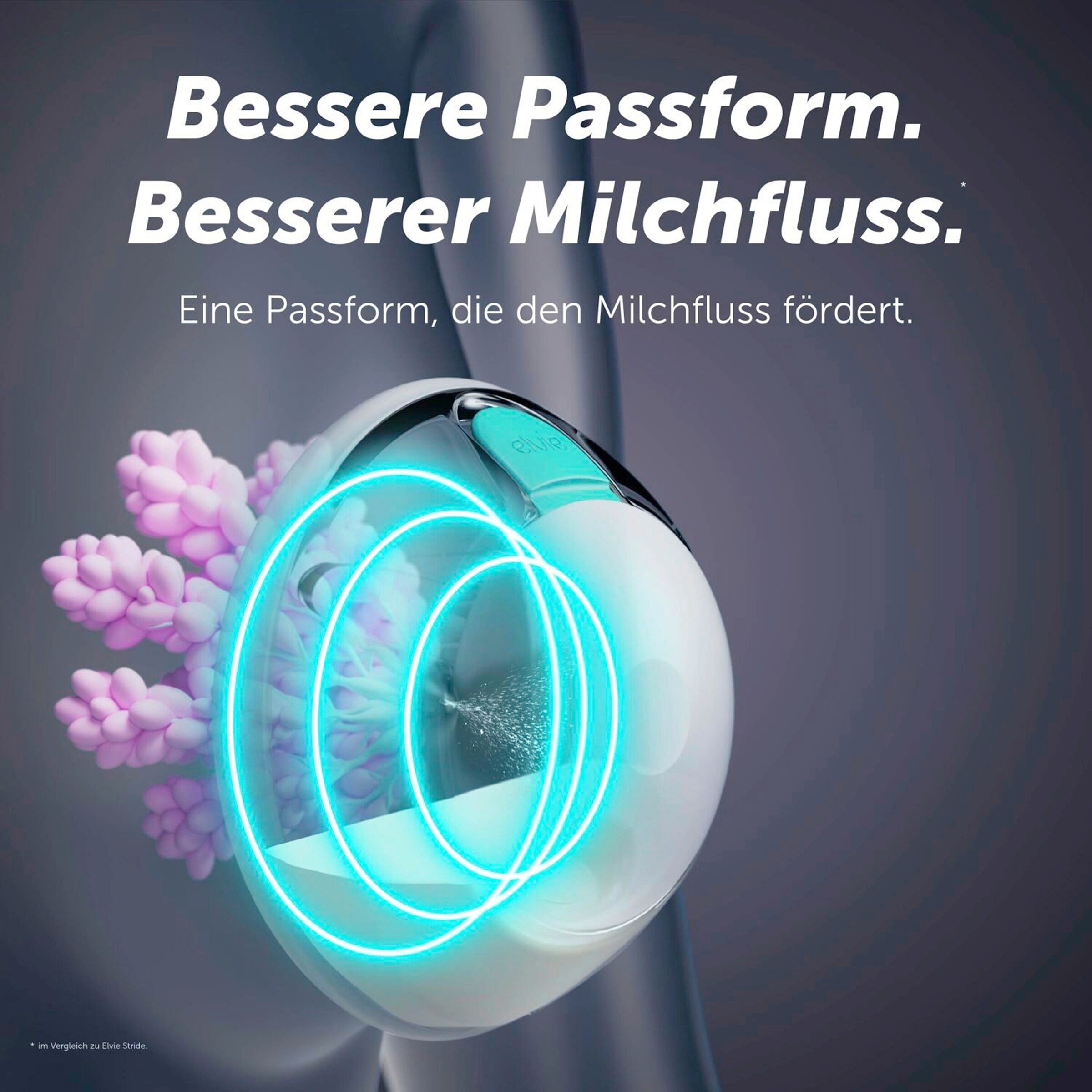 elvie Elektrische Doppel-Milchpumpe, Stride2